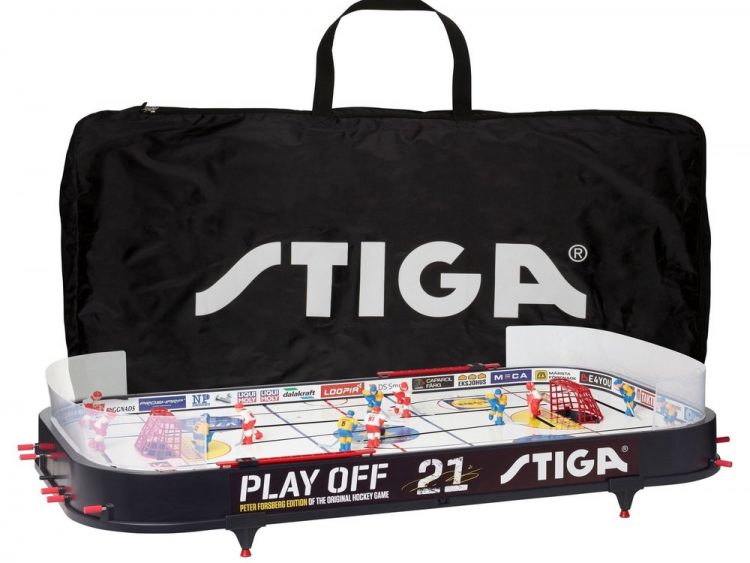 Stiga Playoff 21 Table Hockey Game – European Version (USA-SWEDEN) w/2 EXTRA NHL Team Option Also Available