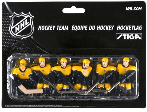 Stiga Nashville Predators Table Hockey Team Players